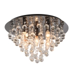 London crystal plafon 5pł czarny 627705-29 REALITY - zdjęcie produktu